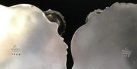 A Pair of Rococo Style Silver Plated Candlesticks. (3 of 4) A Pair of Rococo Style Silver Plated Candlesticks. (3 of 4)