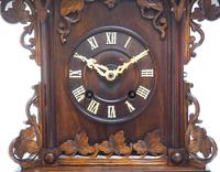 Rare Fusee Cuckoo Mantel Clock – German Black Forest Carved Bracket Clock (5 of 10) Rare Fusee Cuckoo Mantel Clock – German Black Forest Carved Bracket Clock (5 of 10)