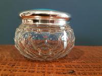 Antique Silver & Turquoise Enamel Dressing Table Jar (4 of 5) Antique Silver & Turquoise Enamel Dressing Table Jar (4 of 5)