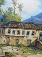 Large oil on canvas tropical sunshine view Brazilian artist Chediac (7 of 10) Large oil on canvas tropical sunshine view Brazilian artist Chediac (7 of 10)