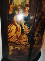 Dutch Decorated Bow Fronted Hanging Corner Cabinet (5 of 7) Dutch Decorated Bow Fronted Hanging Corner Cabinet (5 of 7)