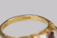 Victorian Diamond & Ruby Ring 18ct Gold Five Stone Antique Ring Hallmarked 1897 (7 of 11) Victorian Diamond & Ruby Ring 18ct Gold Five Stone Antique Ring Hallmarked 1897 (7 of 11)