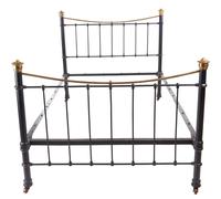 Antique Victorian Brass and Iron Bed (7 of 7) Antique Victorian Brass and Iron Bed (7 of 7)