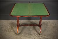 Rare Regency Rosewood Brass Inlaid Card Table (11 of 15) Rare Regency Rosewood Brass Inlaid Card Table (11 of 15)