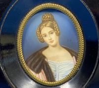 1920s Signed Ebonised Painted Miniature Frame (4 of 10) 1920s Signed Ebonised Painted Miniature Frame (4 of 10)
