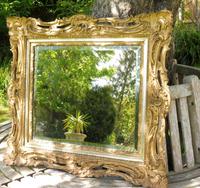 Gilded Rococo Style Wood Mirror Bevelled Glass 1900 (6 of 12) Gilded Rococo Style Wood Mirror Bevelled Glass 1900 (6 of 12)