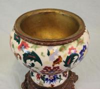 Antique Pottery Oil Lamp & Shade Globe (9 of 12) Antique Pottery Oil Lamp & Shade Globe (9 of 12)