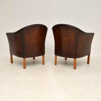 Pair of Danish Vintage Leather Armchairs by Mogens Hansen (7 of 7) Pair of Danish Vintage Leather Armchairs by Mogens Hansen (7 of 7)