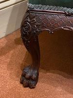 George II Style Solid Mahogany Ornately Carved Wing Armchair (3 of 10) George II Style Solid Mahogany Ornately Carved Wing Armchair (3 of 10)