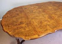 Antique Burr Walnut Extending Dining Table Eight Seater (7 of 14) Antique Burr Walnut Extending Dining Table Eight Seater (7 of 14)