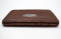 Antique Edwardian Solid Sterling Silver Mounted Crocodile Skin Leather Wallet Purse Card Stamp Case c.1910 (7 of 9) Antique Edwardian Solid Sterling Silver Mounted Crocodile Skin Leather Wallet Purse Card Stamp Case c.1910 (7 of 9)