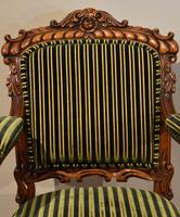 William IV Carved Oak Armchair (5 of 5) William IV Carved Oak Armchair (5 of 5)