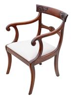Set of 6 (4 +2) Regency Cuban Mahogany Dining Chairs 19th Century C1825 (4 of 15) Set of 6 (4 +2) Regency Cuban Mahogany Dining Chairs 19th Century C1825 (4 of 15)