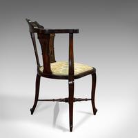 Antique Corner Armchair, French, Beech, Seat, Art Nouveau, Victorian c 1890 (4 of 12) Antique Corner Armchair, French, Beech, Seat, Art Nouveau, Victorian c 1890 (4 of 12)