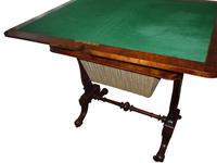 Fine 19th Century Burr Walnut Games / Work Table 1870 (4 of 5) Fine 19th Century Burr Walnut Games / Work Table 1870 (4 of 5)