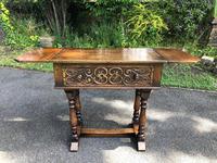 Antique Carved Oak Hall Side Table (7 of 11) Antique Carved Oak Hall Side Table (7 of 11)