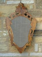 Antique Florentine Shield Shape Mirror (5 of 5) Antique Florentine Shield Shape Mirror (5 of 5)