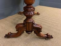 Victorian Burr Walnut Stretcher Table (12 of 13) Victorian Burr Walnut Stretcher Table (12 of 13)