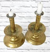 Pair of Arts and Crafts Brass Candlesticks (4 of 5) Pair of Arts and Crafts Brass Candlesticks (4 of 5)