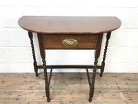 Antique Oak Demi-lune Console Table (2 of 14) Antique Oak Demi-lune Console Table (2 of 14)
