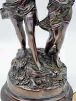 Vintage Heavy Bronze Reproduction of the Statue “la Fete Des Fleurs” Van Auguste (3 of 6) Vintage Heavy Bronze Reproduction of the Statue “la Fete Des Fleurs” Van Auguste (3 of 6)