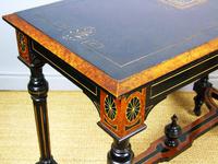 Outstanding Aesthetic Ebonised Burr Walnut Table c.1870 (8 of 10) Outstanding Aesthetic Ebonised Burr Walnut Table c.1870 (8 of 10)