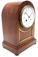 Fine Edwardian Mahogany Balloon Clock Brass Inlay Striking Mantel Clock (3 of 9) Fine Edwardian Mahogany Balloon Clock Brass Inlay Striking Mantel Clock (3 of 9)