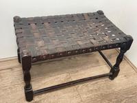 Art Deco Original English Handmade Oak & Leather Strapped Brass Studded Footstool (3 of 22) Art Deco Original English Handmade Oak & Leather Strapped Brass Studded Footstool (3 of 22)