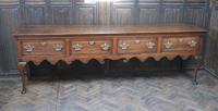 Rare Georgian four drawer dresser base. (12 of 13) Rare Georgian four drawer dresser base. (12 of 13)
