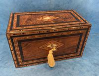 Victorian Walnut Twin Section Tea Caddy (11 of 17) Victorian Walnut Twin Section Tea Caddy (11 of 17)