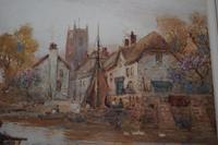 Walter Stuart LLOYD Fishing Village c1900 Watercolour (5 of 5) Walter Stuart LLOYD Fishing Village c1900 Watercolour (5 of 5)