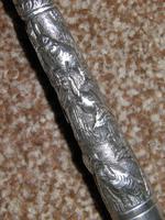 Vintage Continental Silver Animal Themed Loop Handled Umbrella With Red Nylon Canopy (14 of 24) Vintage Continental Silver Animal Themed Loop Handled Umbrella With Red Nylon Canopy (14 of 24)
