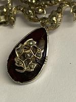 Antique Georgian Silver Garnet & Marcasite Brooch (5 of 8) Antique Georgian Silver Garnet & Marcasite Brooch (5 of 8)