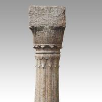 Pair of Antique Carved Sandstone Columns (4 of 4) Pair of Antique Carved Sandstone Columns (4 of 4)