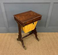 Regency Period Rosewood Work Table (7 of 15) Regency Period Rosewood Work Table (7 of 15)