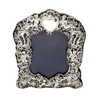 Antique Victorian Sterling Silver 'Cherubs' Photo Frame 1894 (5 of 10) Antique Victorian Sterling Silver 'Cherubs' Photo Frame 1894 (5 of 10)