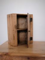 Antique Pine Wall Cupboard with Rare Leather Hinges (5 of 17) Antique Pine Wall Cupboard with Rare Leather Hinges (5 of 17)