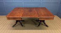 George IV Mahogany Twin Pillar Dining Table (10 of 15) George IV Mahogany Twin Pillar Dining Table (10 of 15)