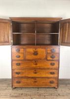 Antique 19th Century Oak Campaign Chest with Cupboard (3 of 17) Antique 19th Century Oak Campaign Chest with Cupboard (3 of 17)