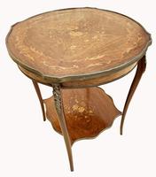 Wonderful Victorian Marquetry Occasional Table (6 of 8) Wonderful Victorian Marquetry Occasional Table (6 of 8)