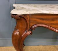 Victorian Mahogany Marble Topped Console Table (2 of 11) Victorian Mahogany Marble Topped Console Table (2 of 11)