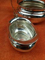 Art Deco Silver Plate EPNS Cream Jug & Sugar Bowl c.1930 (2 of 12) Art Deco Silver Plate EPNS Cream Jug & Sugar Bowl c.1930 (2 of 12)