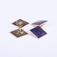 Art Deco Blue Enamel & 18 Carat Gold Cufflinks c.1920 (4 of 6) Art Deco Blue Enamel & 18 Carat Gold Cufflinks c.1920 (4 of 6)