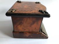 Antique Walnut Veneer Vesta Box with Striker (3 of 8) Antique Walnut Veneer Vesta Box with Striker (3 of 8)