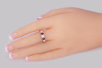 Victorian Diamond & Ruby Ring 18ct Gold Five Stone Antique Ring Hallmarked 1897 (4 of 11) Victorian Diamond & Ruby Ring 18ct Gold Five Stone Antique Ring Hallmarked 1897 (4 of 11)