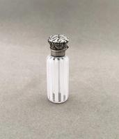 Gorgeous Silver Mounted Candy Stripe Scent Bottle (2 of 5) Gorgeous Silver Mounted Candy Stripe Scent Bottle (2 of 5)
