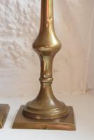 18th Century Georgian Brass Candlesticks (4 of 10) 18th Century Georgian Brass Candlesticks (4 of 10)