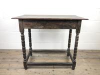 Antique Oak Side Table with Geometric Drawers (5 of 10) Antique Oak Side Table with Geometric Drawers (5 of 10)
