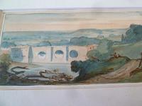 Rowland Wright Alston Watercolour " Ludlow Bridge " 1927 - Slade School (4 of 4) Rowland Wright Alston Watercolour " Ludlow Bridge " 1927 - Slade School (4 of 4)