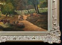 Huge Fabulous 19thc Continental Farming Country Landscape Oil Painting (16 of 19) Huge Fabulous 19thc Continental Farming Country Landscape Oil Painting (16 of 19)